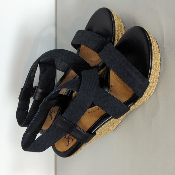 Sofft Braided Jute Wedges - Picture 1 of 12
